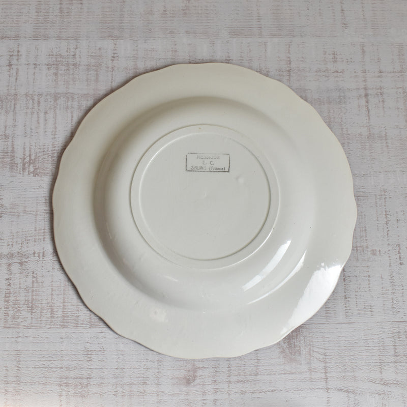 Vintage Deep Plate, Saran, Messidor H