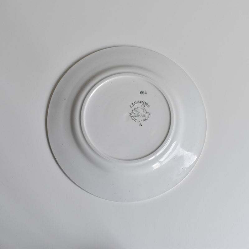 Vintage Dessert Plate, Ceranord (St. Amand) 661 B