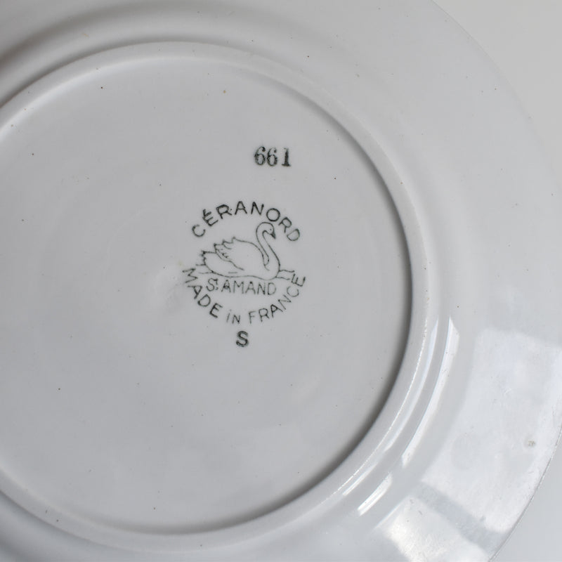 Vintage Dessert Plate, Ceranord (St. Amand) 661 B