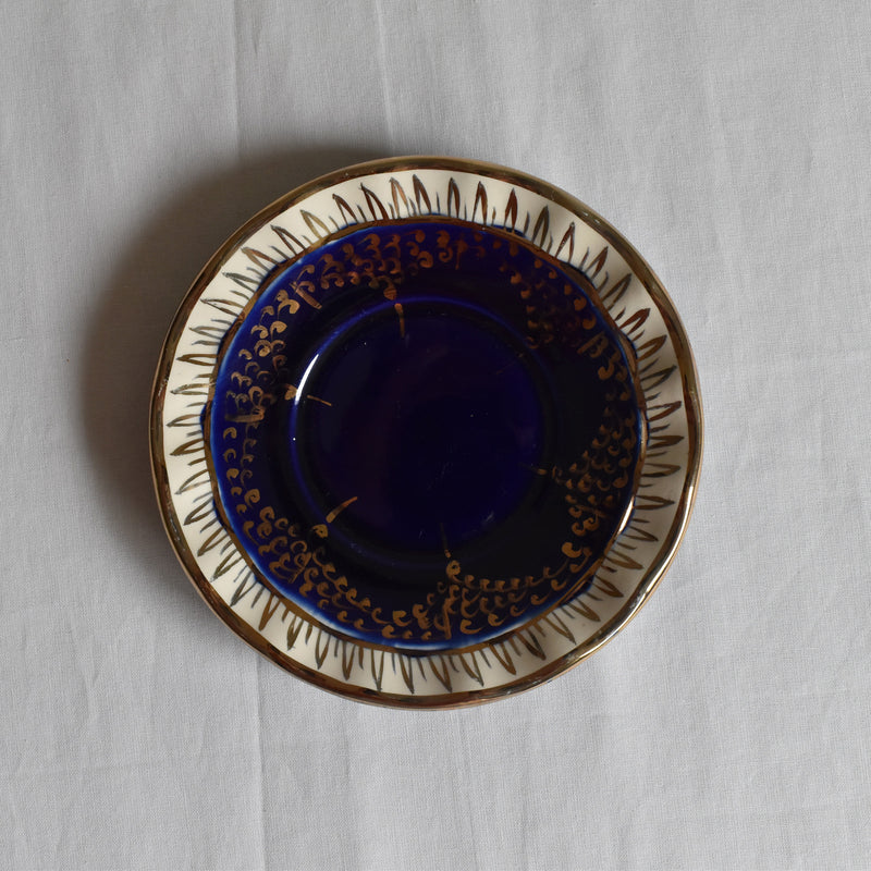 Zika コーヒーカップ＆ソーサー ダークブルー B