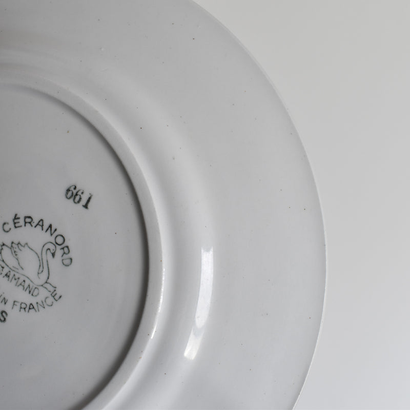 Vintage Dessert Plate, Ceranord (St. Amand) 661 B