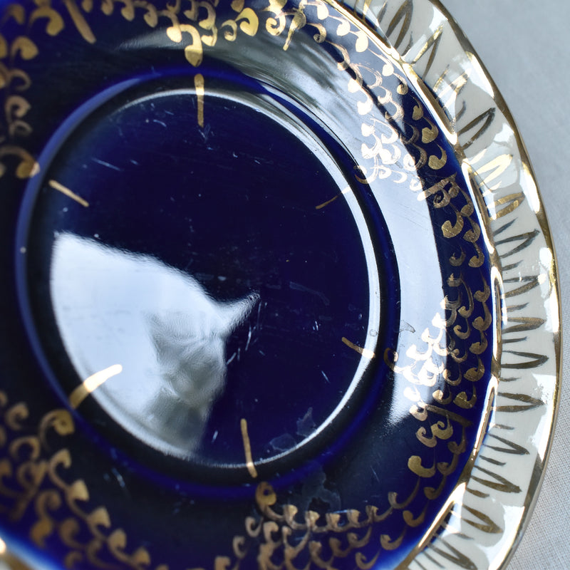 Zika コーヒーカップ＆ソーサー ダークブルー B