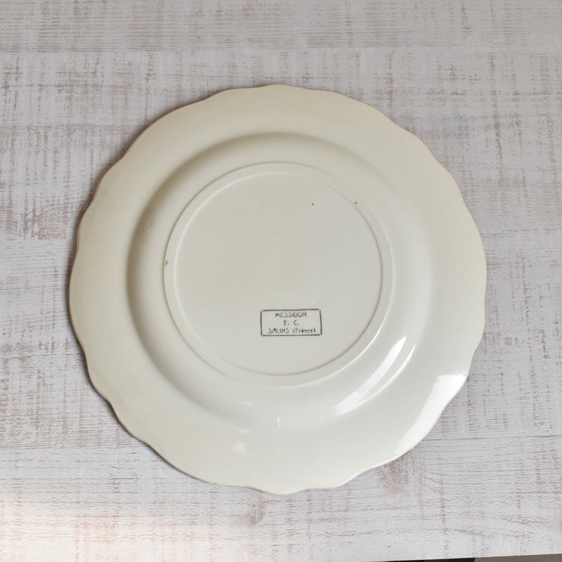 Vintage Plate - Sarreguemines Messidor A