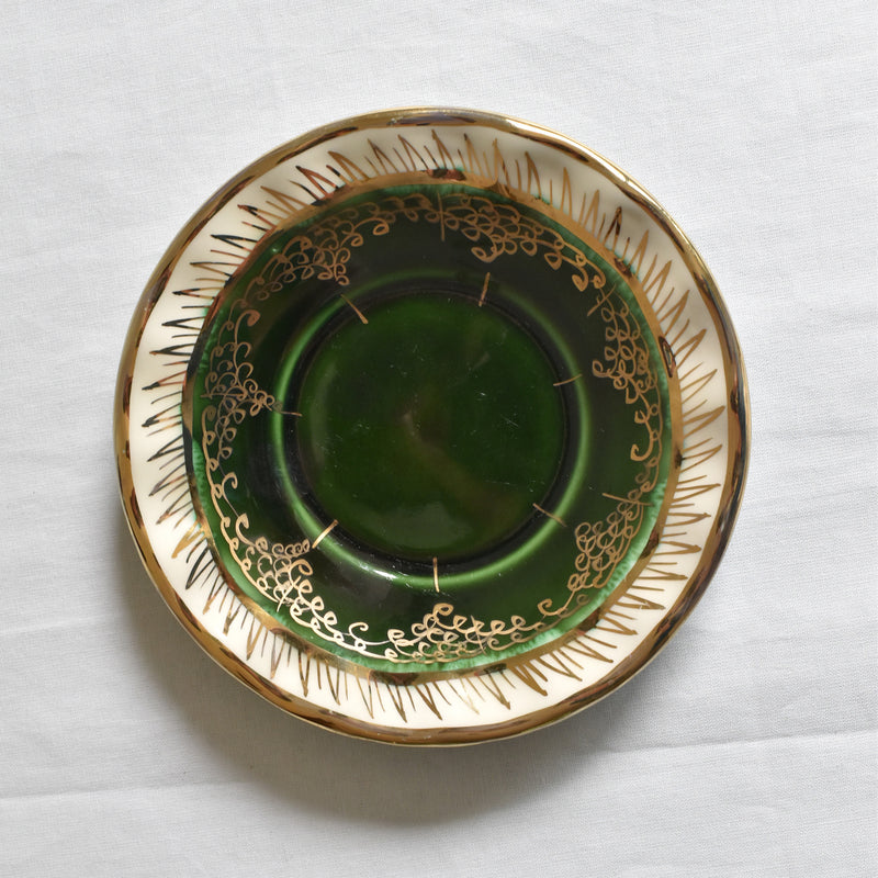 ア.ドラサンヴァル A.Dressinval コーヒーカップ＆ソーサー グリーン