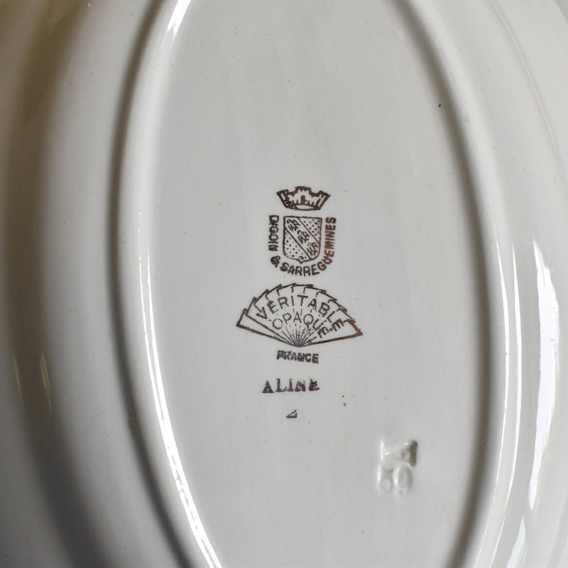 Vintage Digoin & Sarreguemines Aline Gravy Boat