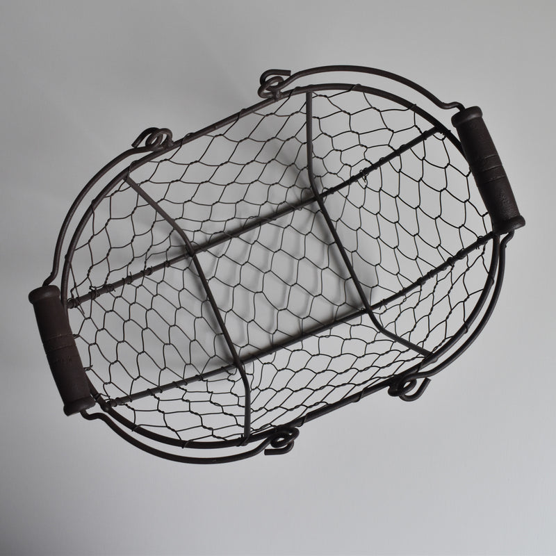 Vintage Iron Basket