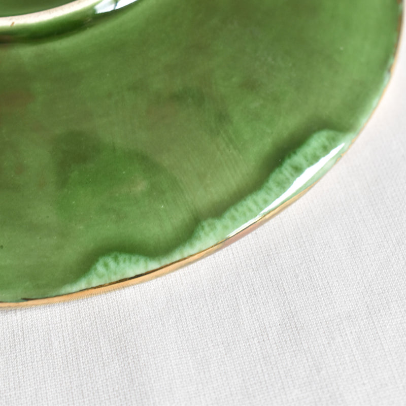 ア.ドラサンヴァル A.Dressinval コーヒーカップ＆ソーサー グリーン