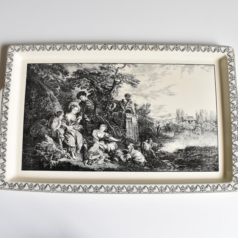 Antique U&C Sarreguemines Tray
