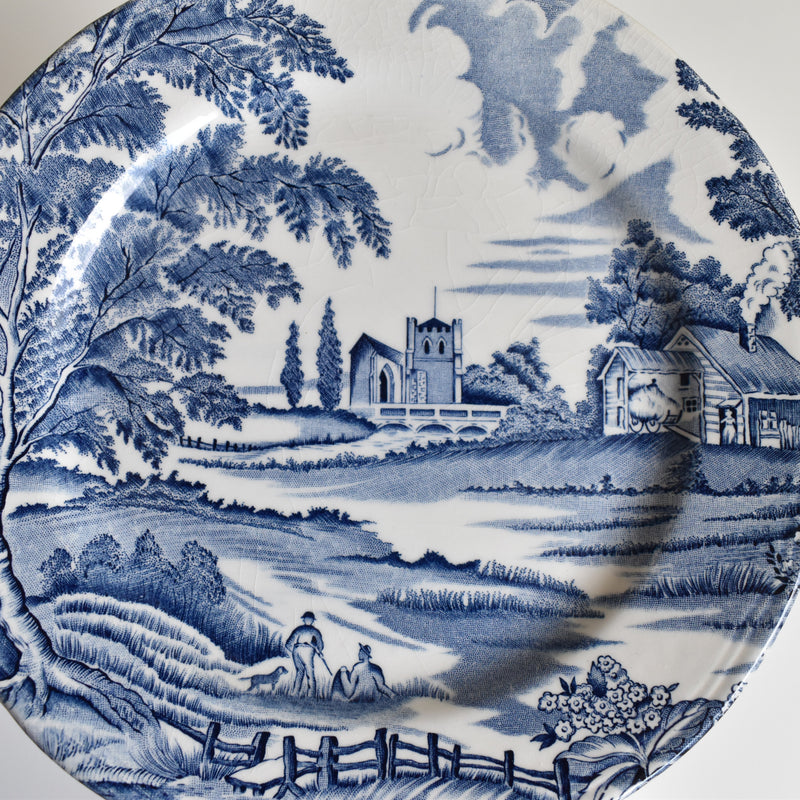 Vintage Dessert Plate Lunéville English Style B