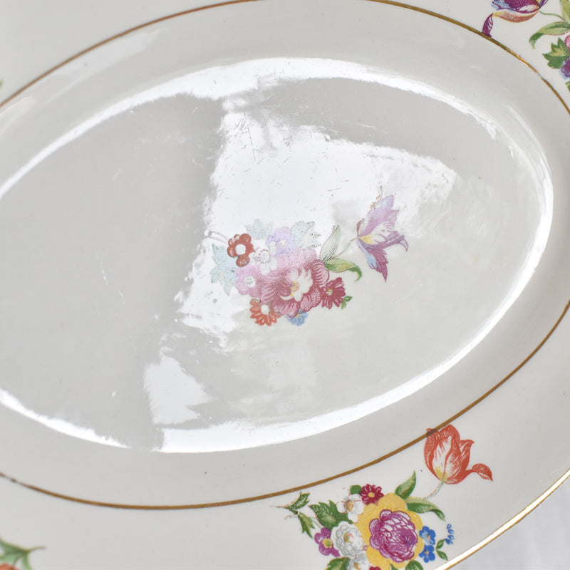 Vintage Digoin & Sarreguemines Aline Gravy Boat