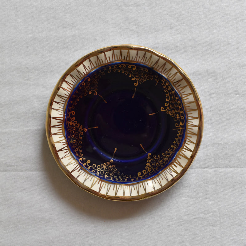 Zika コーヒーカップ＆ソーサー ダークブルー C