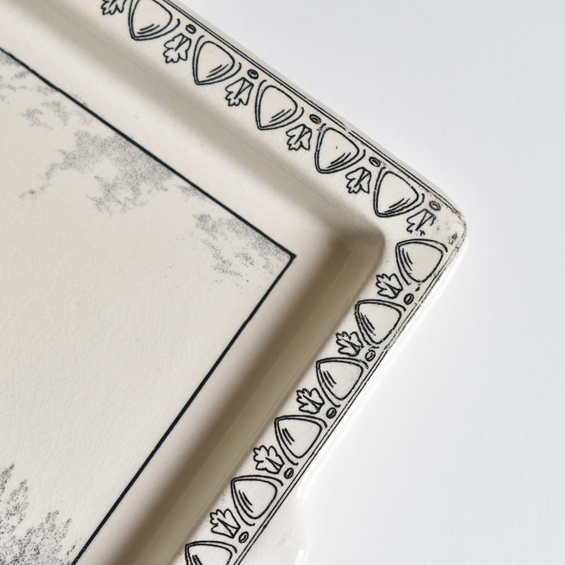 Antique U&C Sarreguemines Tray