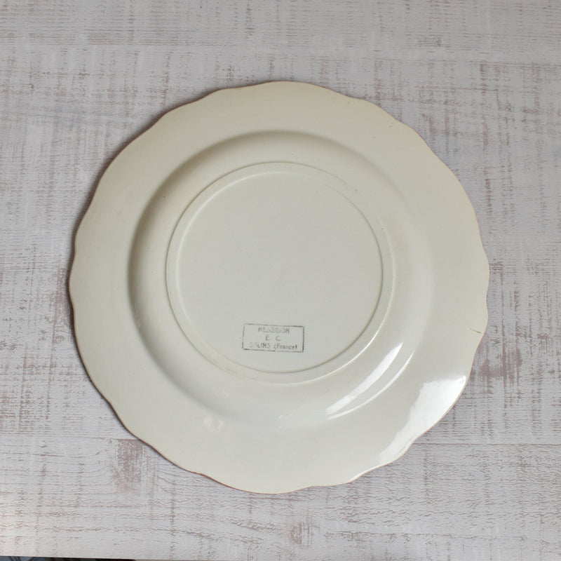 Vintage Plate Salins Messidor D