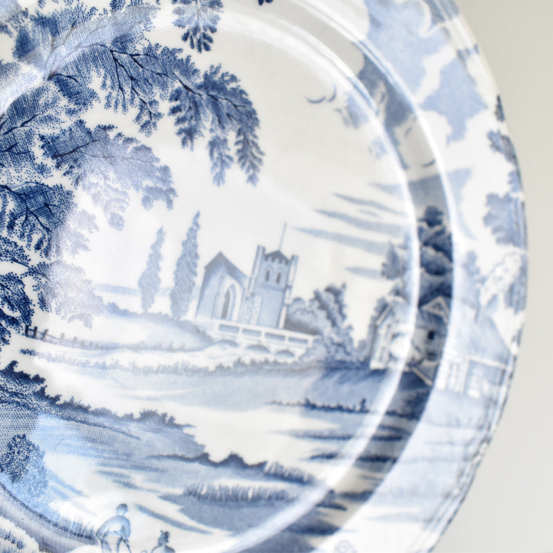 Vintage Dessert Plate Lunéville English Style B