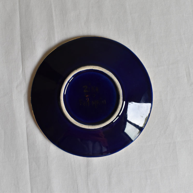 Zika コーヒーカップ＆ソーサー ダークブルー C