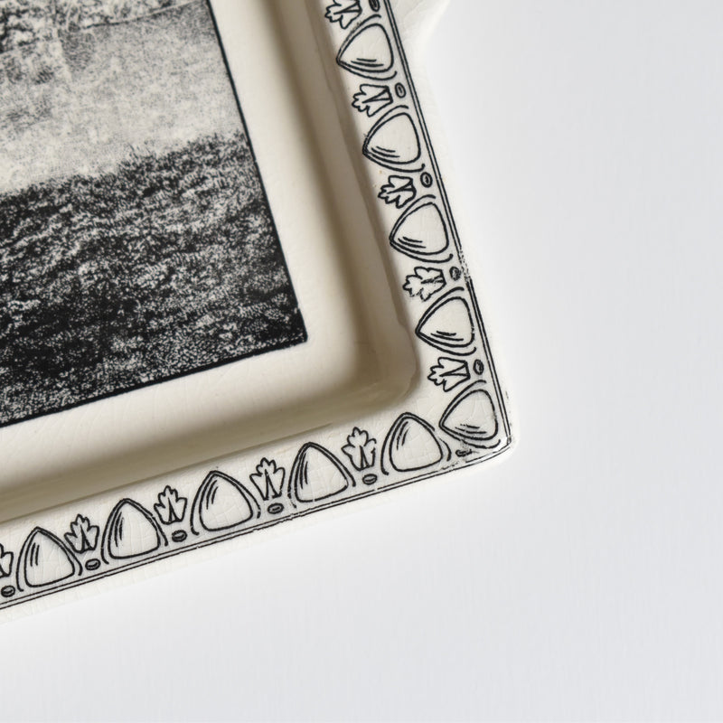 Antique U&C Sarreguemines Tray
