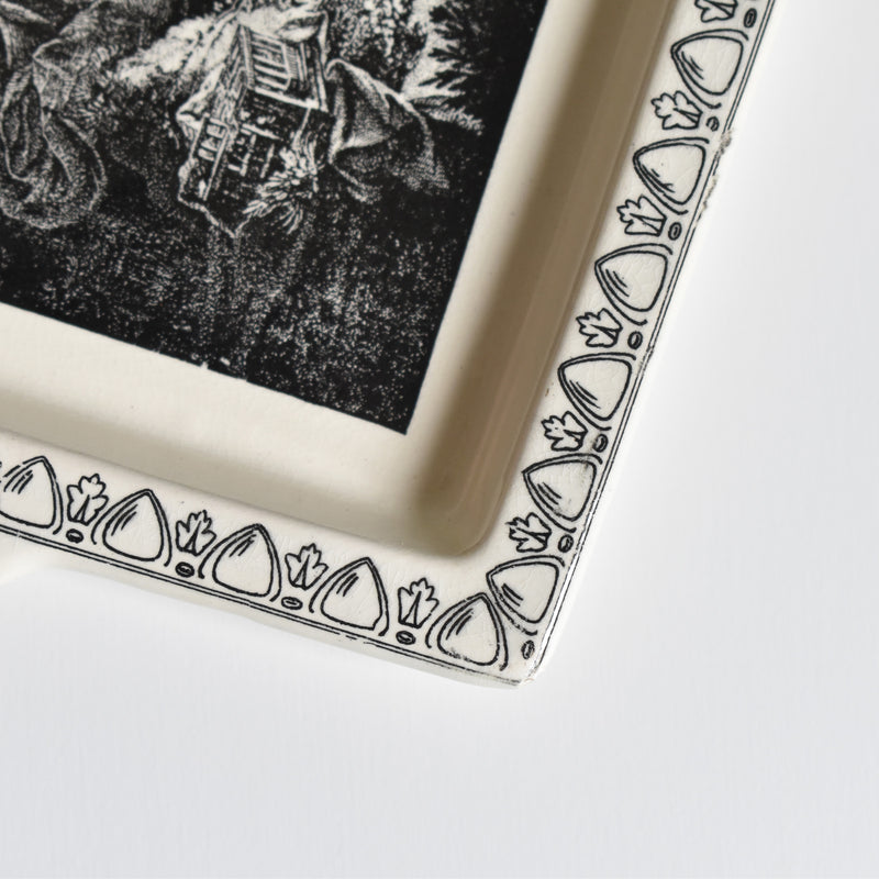 Antique U&C Sarreguemines Tray