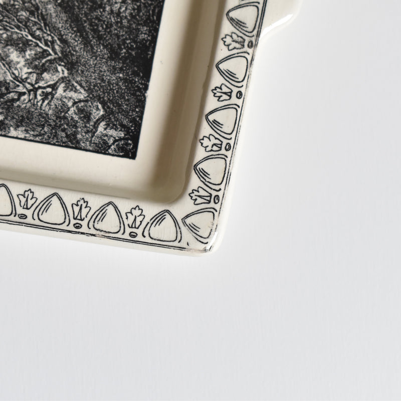 Antique U&C Sarreguemines Tray