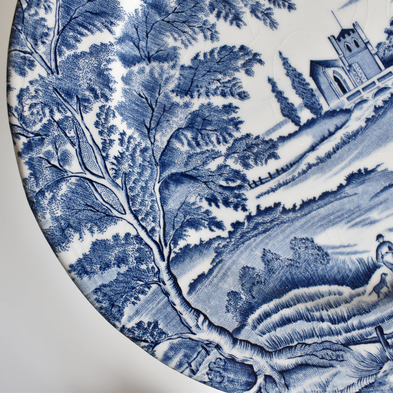 Vintage Dessert Plate Lunéville English Style B