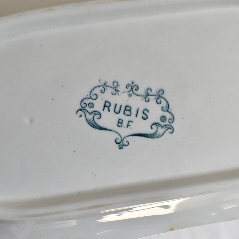 Antique Raviers Boch Freres Rubis