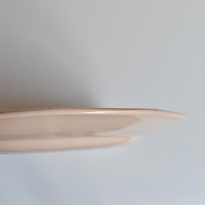 Vintage Plate Digoin & Sarreguemines 9147 Rose E
