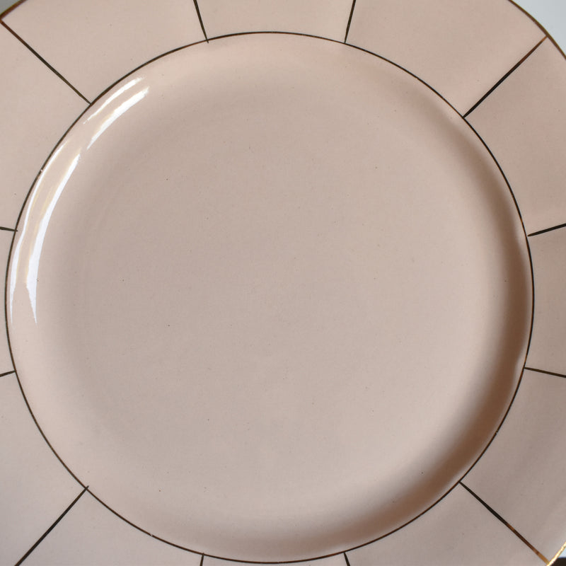 Vintage Plate Digoin & Sarreguemines 9147 Rose E