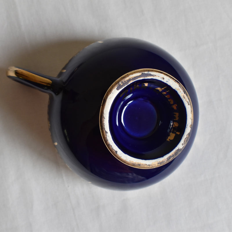 Zika コーヒーカップ＆ソーサー ダークブルー C