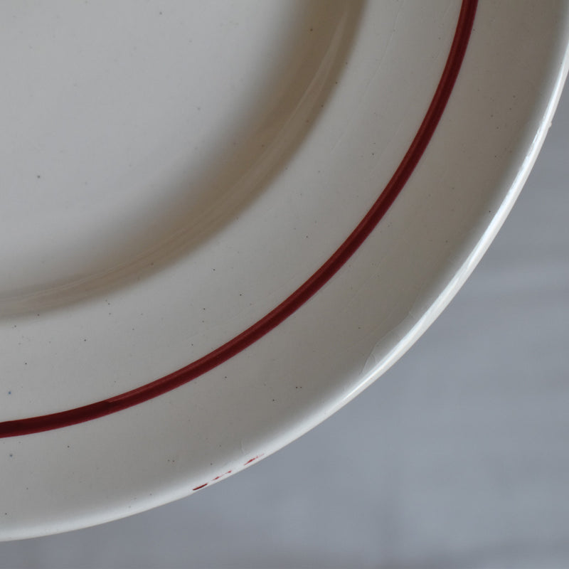 Vintage Plate, Moulin des Loups, Fleur Rouge F