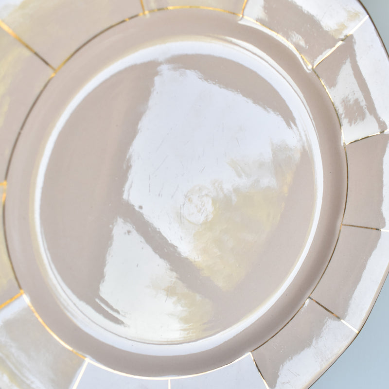 Vintage Plate Digoin & Sarreguemines 9147 Rose E