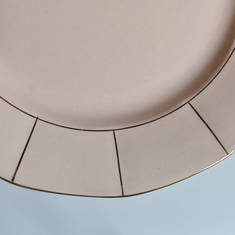 Vintage Plate Digoin & Sarreguemines 9147 Rose E