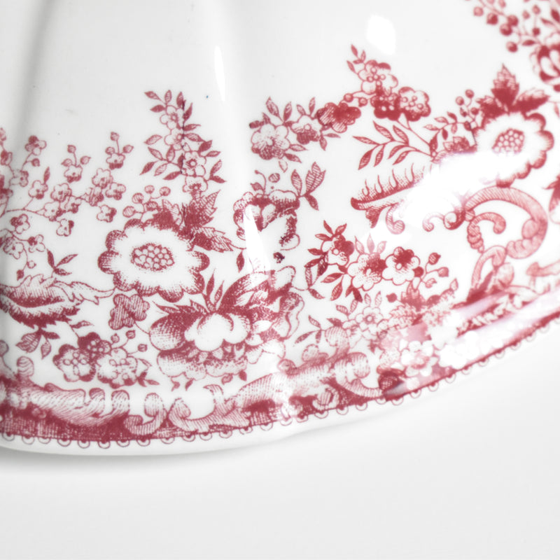 Vintage Soup Tureen, Lunéville Tradition (Red)