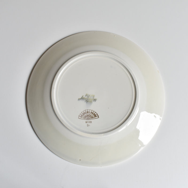 Vintage dessert plate, Digoin & Sarreguemines 9343 A