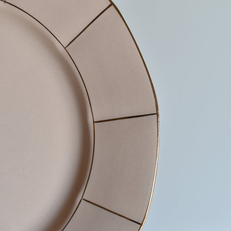 Vintage Plate Digoin & Sarreguemines 9147 Rose E