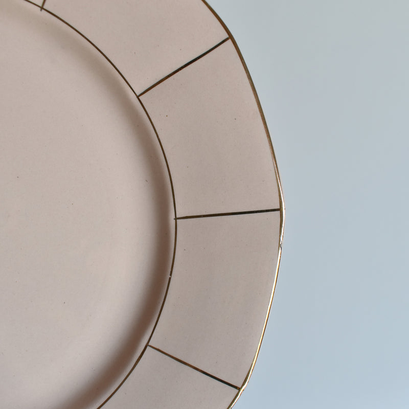 Vintage Plate Digoin & Sarreguemines 9147 Rose E