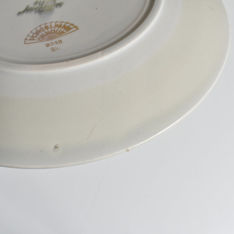 Vintage dessert plate, Digoin & Sarreguemines 9343 A