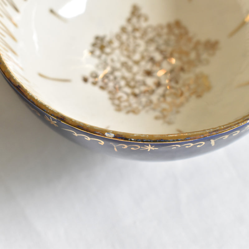 ア.ドラサンヴァル A.Dressinval コーヒーカップ＆ソーサー ダークブルー B