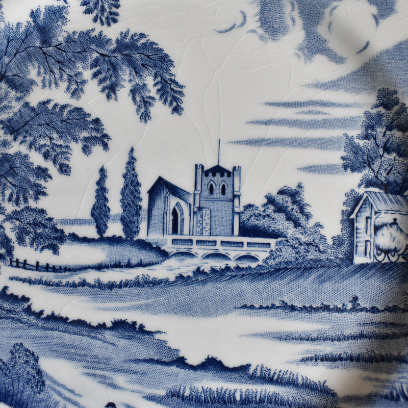 Vintage Dessert Plate, Lunéville, English Style C