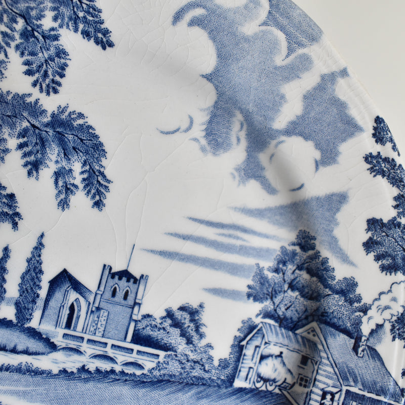 Vintage Dessert Plate, Lunéville, English Style C