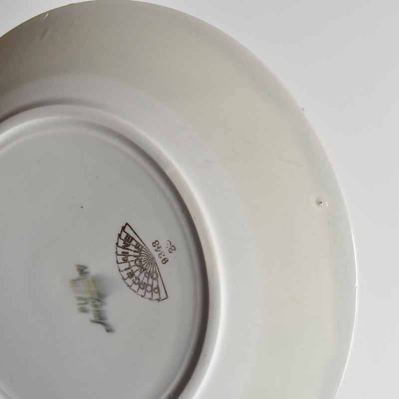 Vintage dessert plate, Digoin & Sarreguemines 9343 A