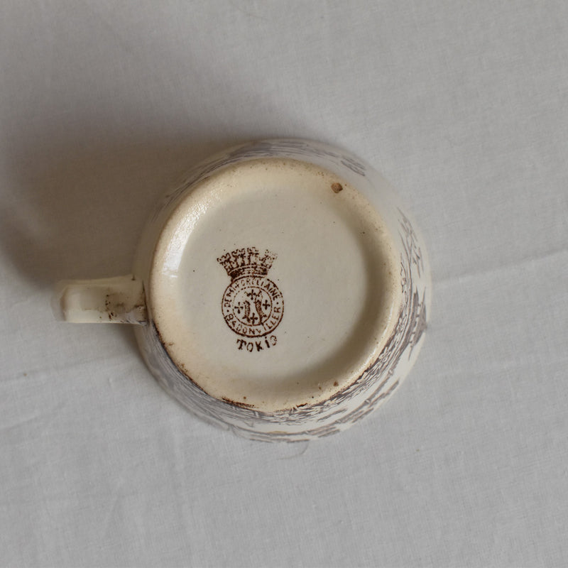 Antique Coffee Cup Badonviller Tokio