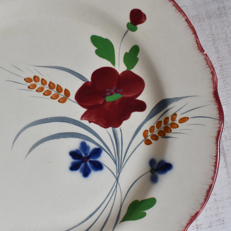 Vintage Plate Salins Messidor D