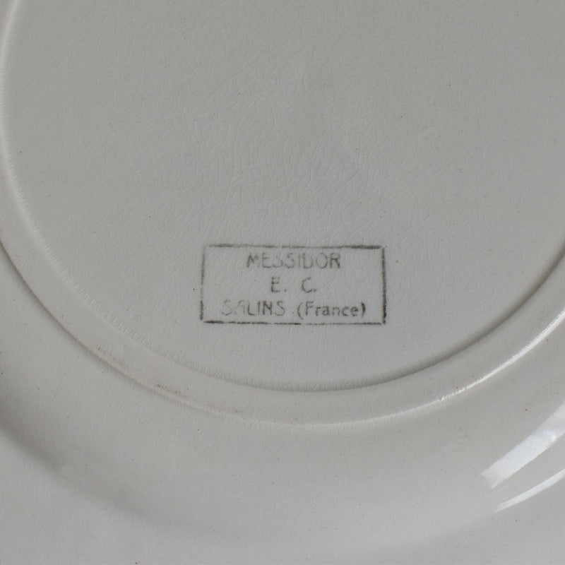 Vintage Plate Salins Messidor D