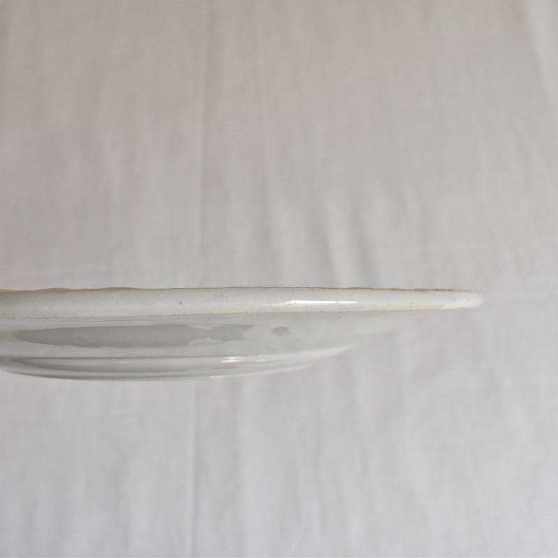 Antique Dessert Plate, Creil et Montereau, Relief E