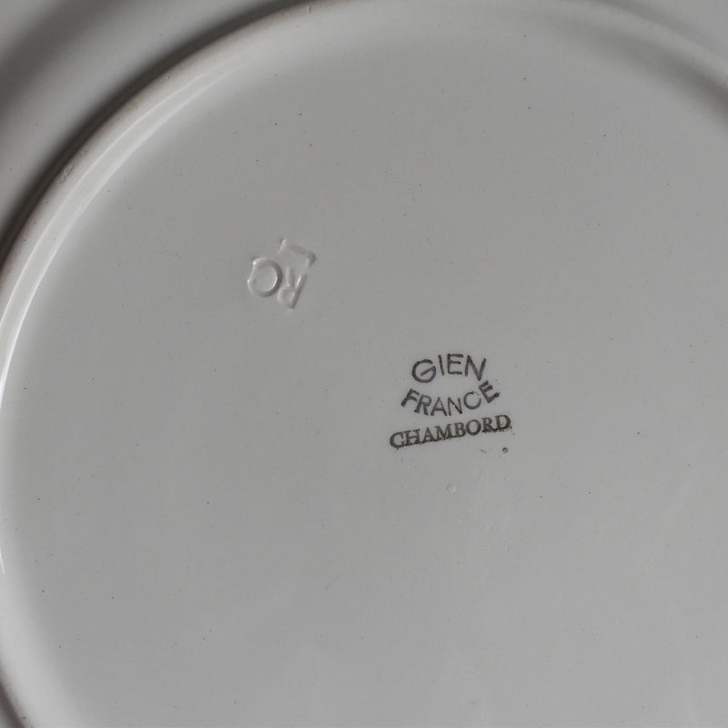 Vintage Tart Dish Gien Chambord
