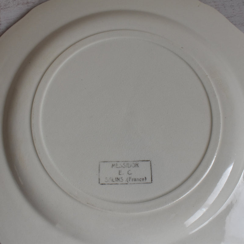 Vintage Plate Salins Messidor D