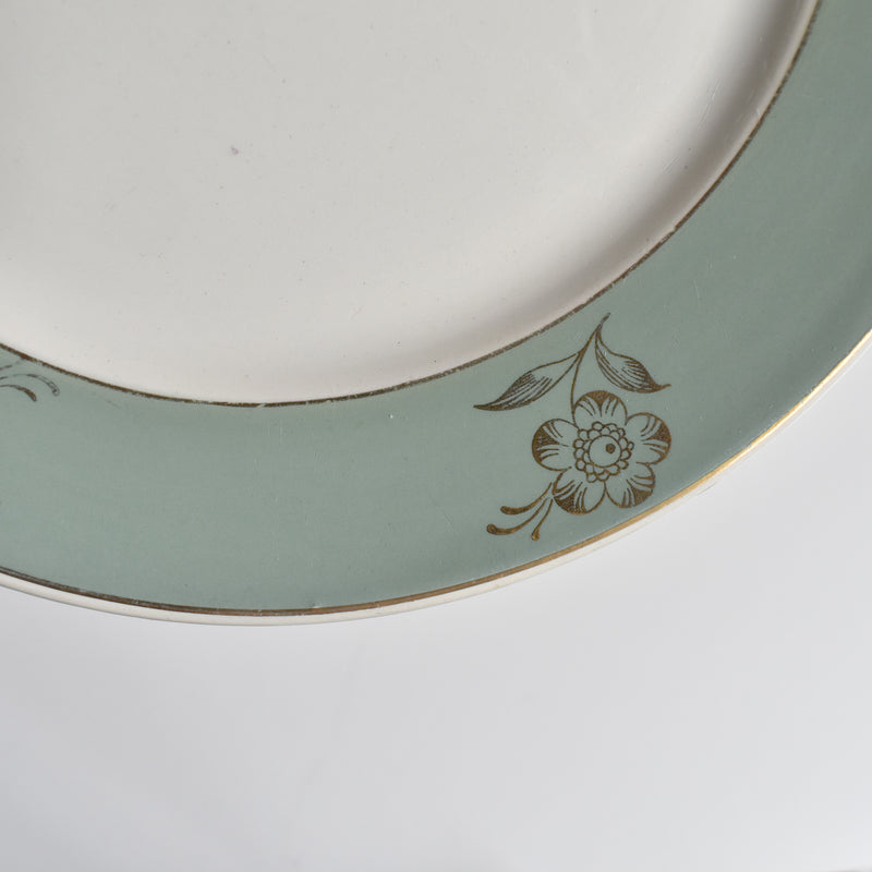 Vintage dessert plate, Digoin & Sarreguemines 9343 A