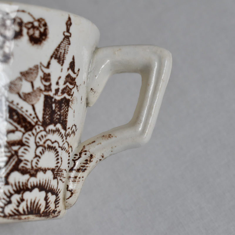 Antique Coffee Cup Badonviller Tokio