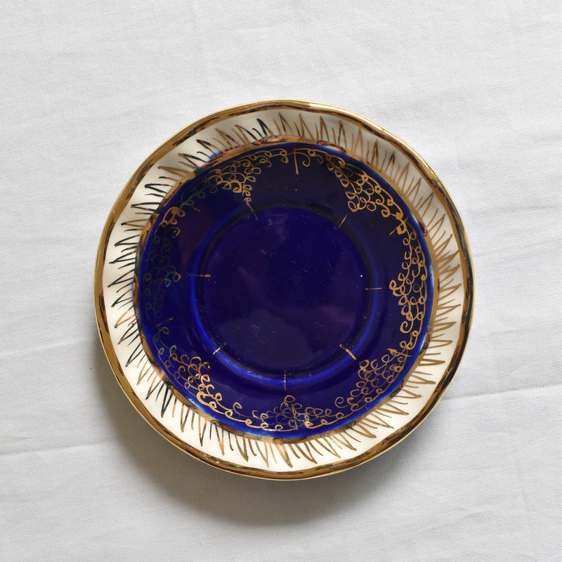 ア.ドラサンヴァル A.Dressinval コーヒーカップ＆ソーサー ダークブルー C