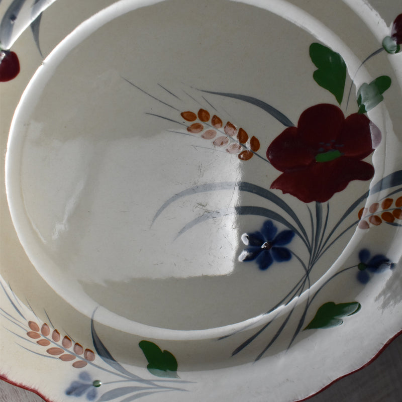 Vintage Plate Salins Messidor D