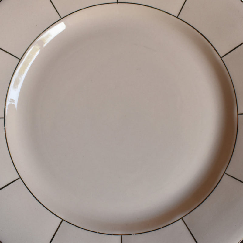Vintage Plate Digoin & Sarreguemines 9147 Rose F